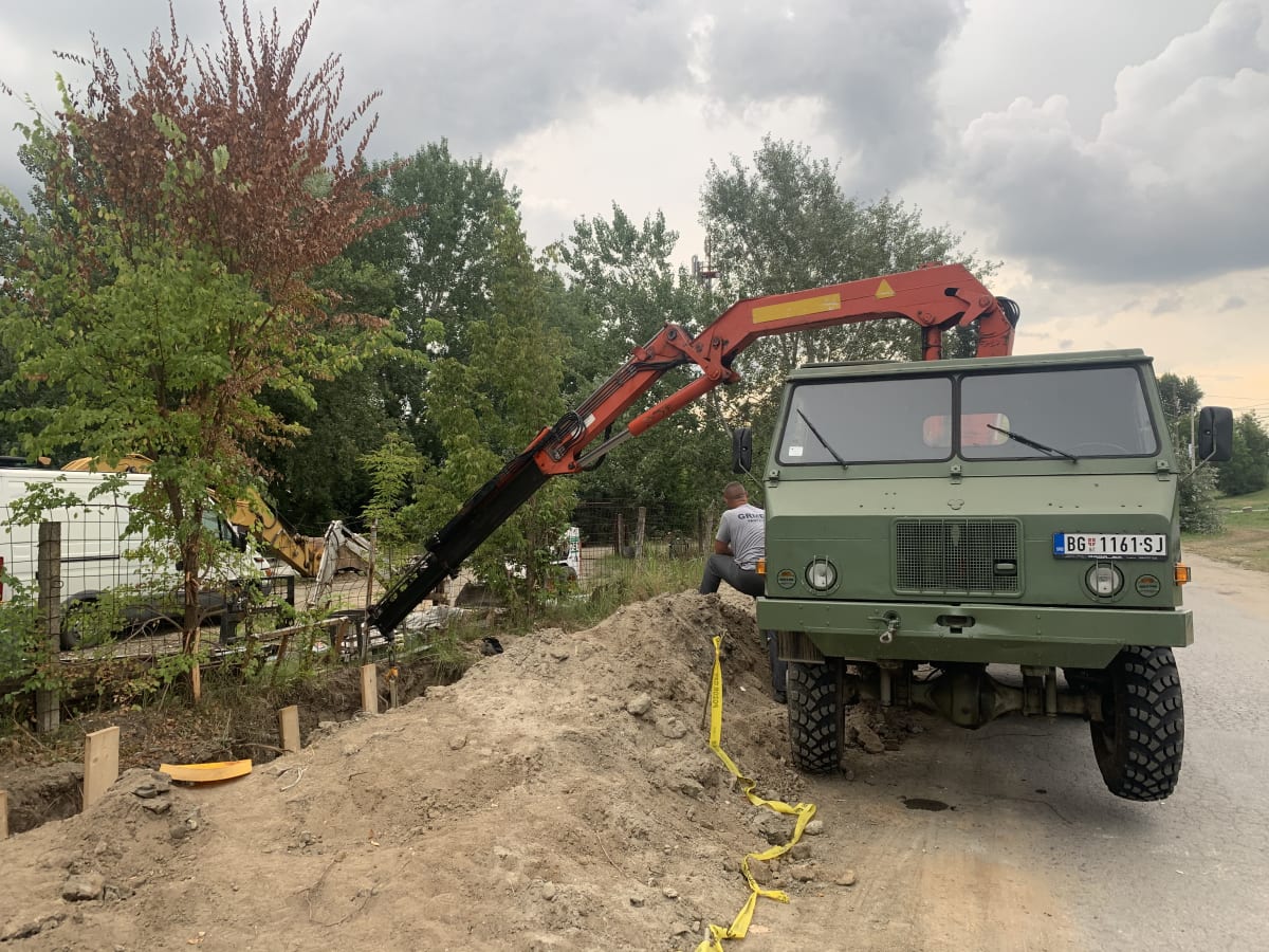 Razvodni gasovod Sajam Bežanija