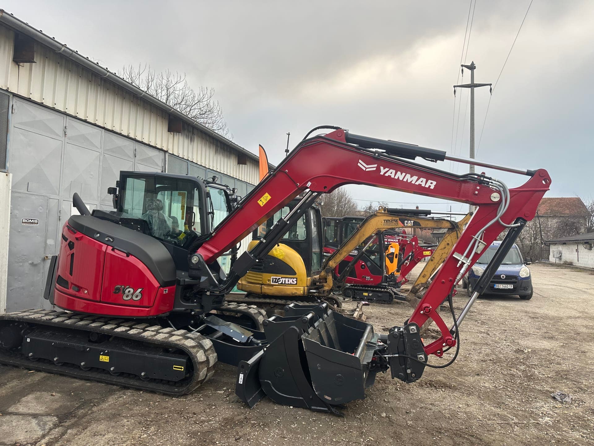 Iznajmljivanje gradjevinske mehanizacije i opreme